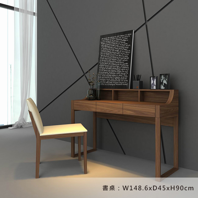 美福嚴選傢俱：溫潤質感的木質書桌
