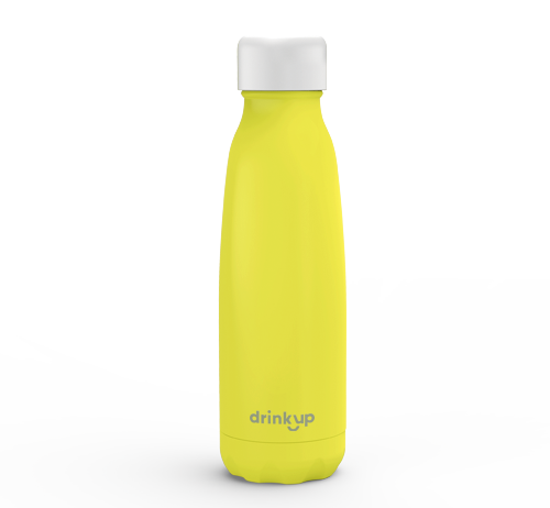 DrinKup：智慧保溫瓶（黃綠色）