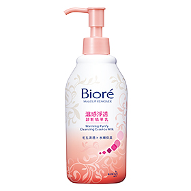 Biore：溫感淨透卸粧精華乳
